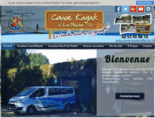Tablet Screenshot of canoe-kayak-lafleche.fr